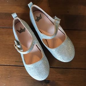 H&M Silver Glitter Flats
